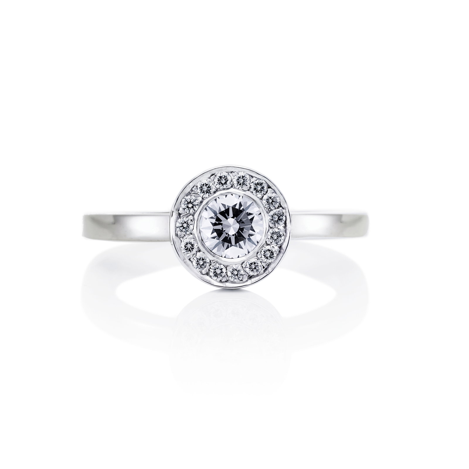 Efva Attling Wedding & Stars Ring 0.40 ct 19.50 - VITGULD