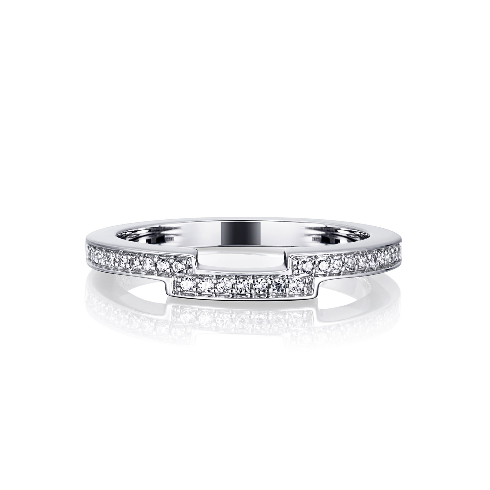 Efva Attling Deco Thin Ring 19.00 - VITGULD