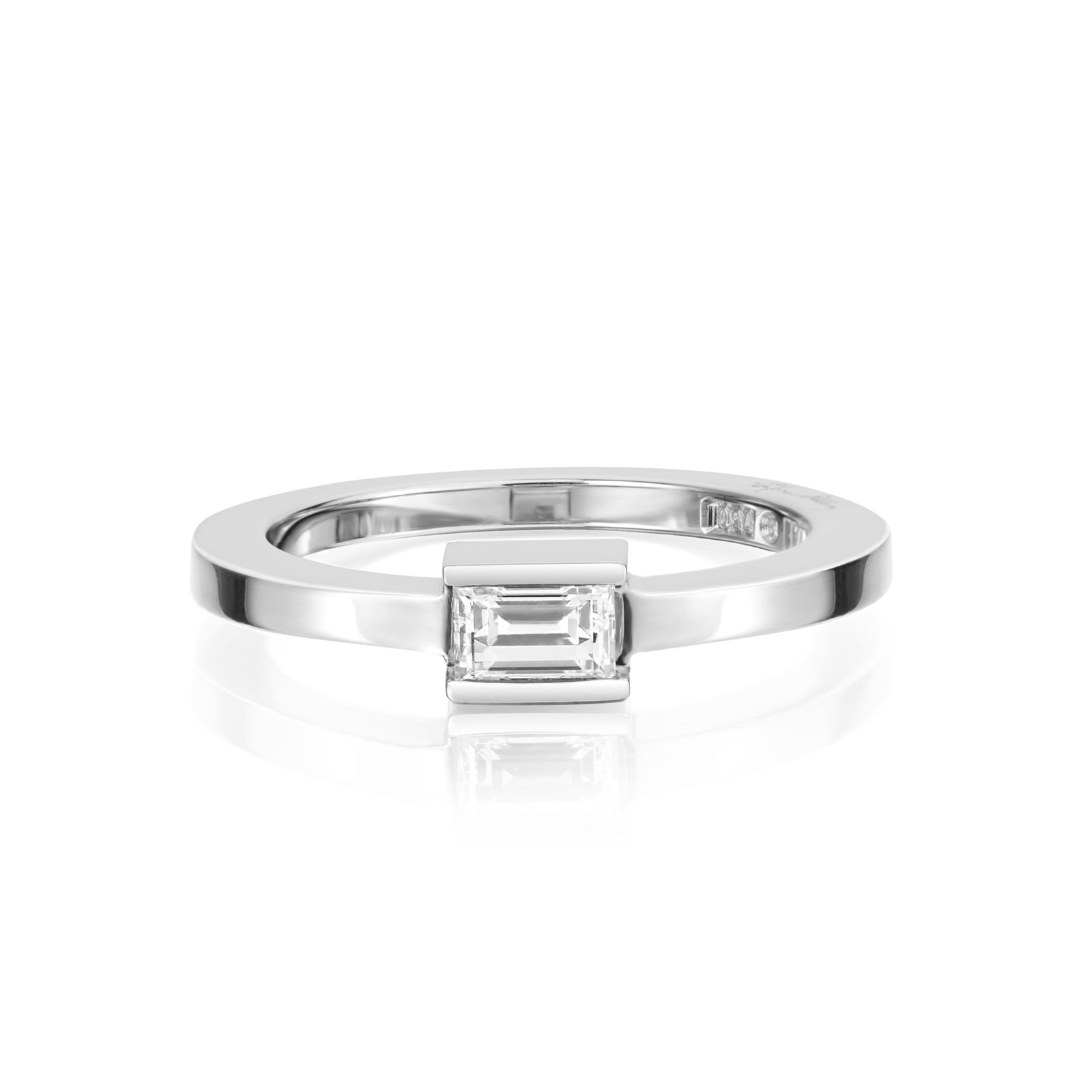 Efva Attling Deco Wedding Ring 0.36 ct 18.75 - VITGULD