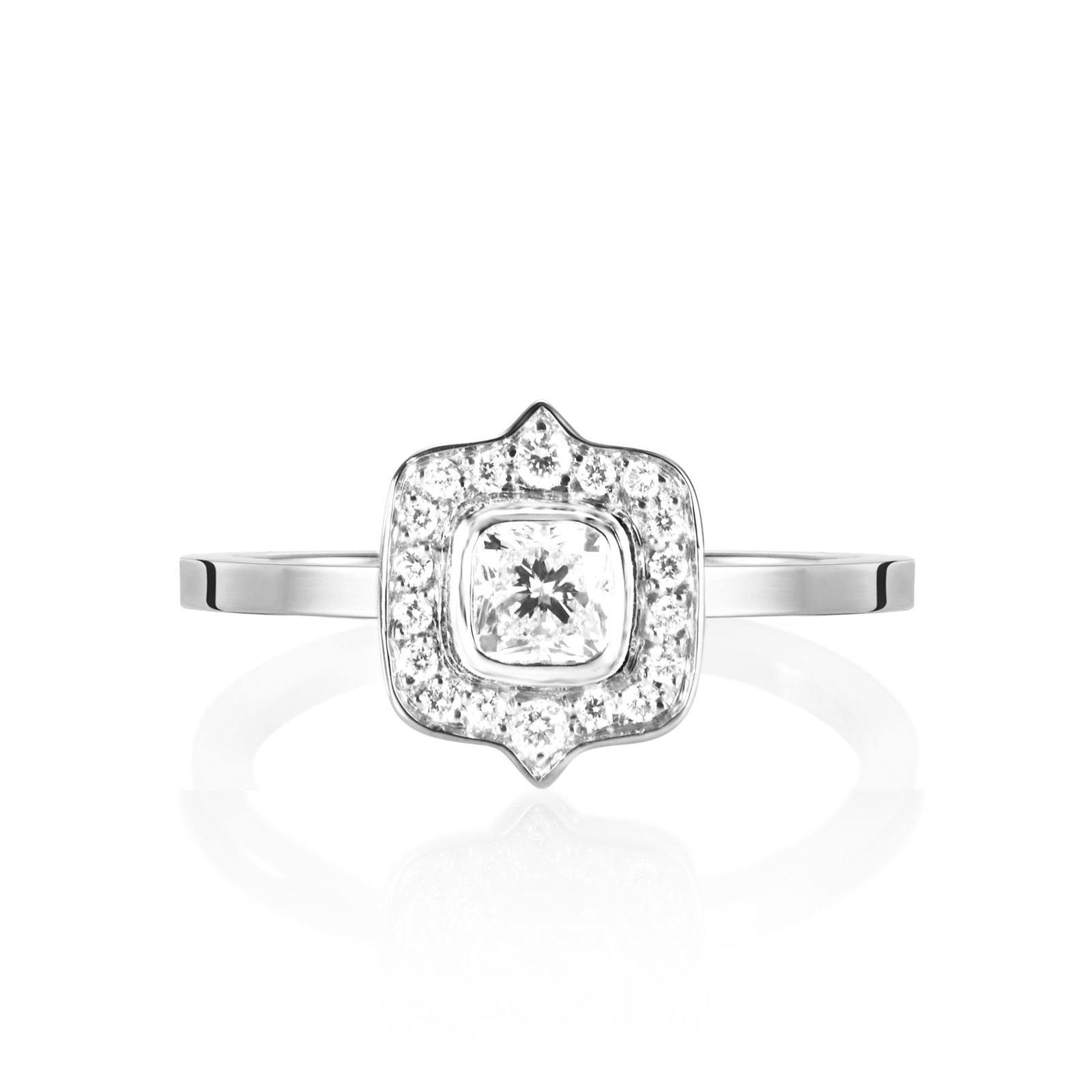Efva Attling The Mrs Ring 0.30 ct 17.00 - VITGULD