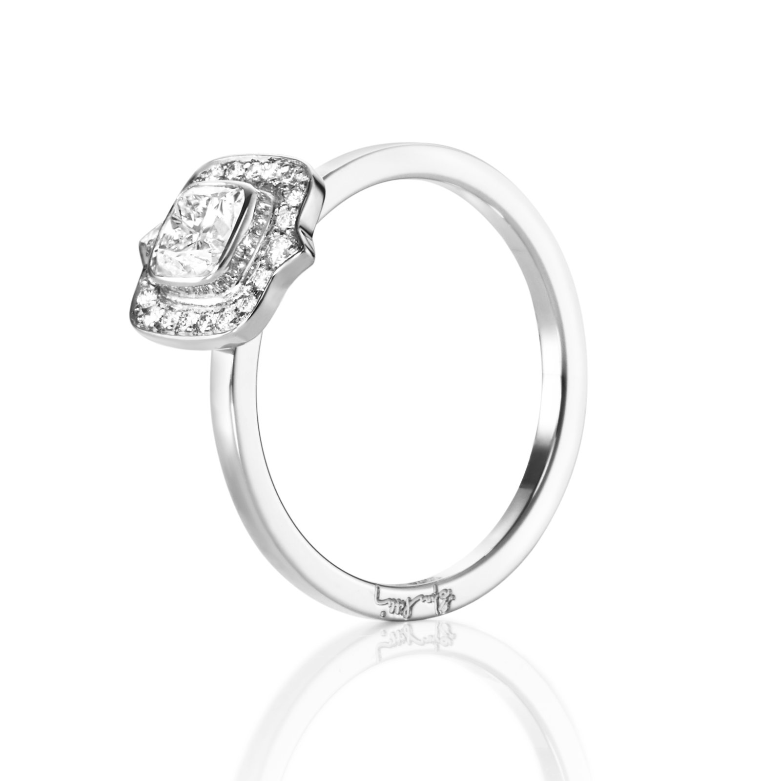 Efva Attling The Mrs Ring 0.50 ct 15.00 - VITGULD