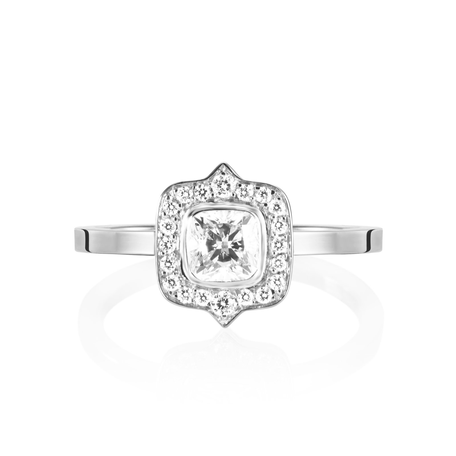 Efva Attling The Mrs Ring 0.50 ct 18.00 - VITGULD