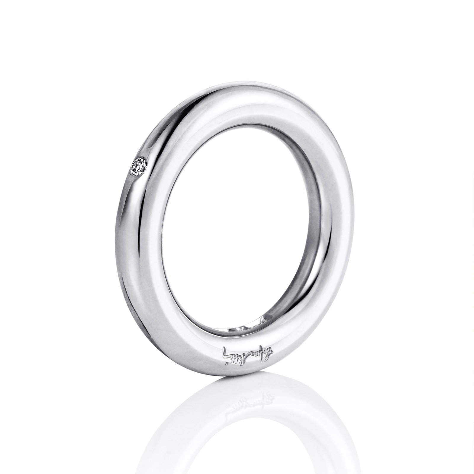 Efva Attling One Love & Stars Ring 0.03 ct 20.25 - VITGULD
