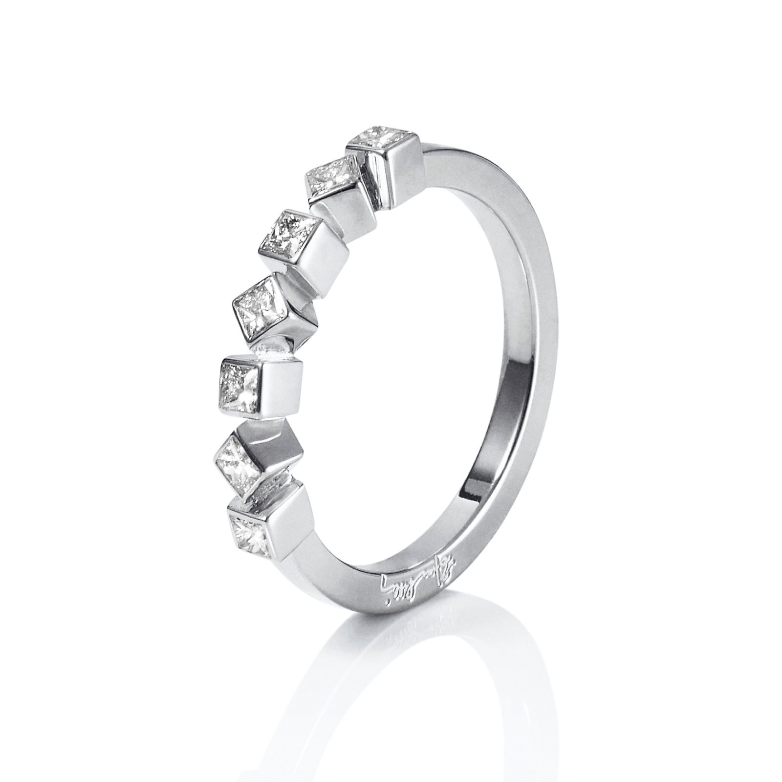 Efva Attling Love Dice & Stars Ring 22.00 - VITGULD