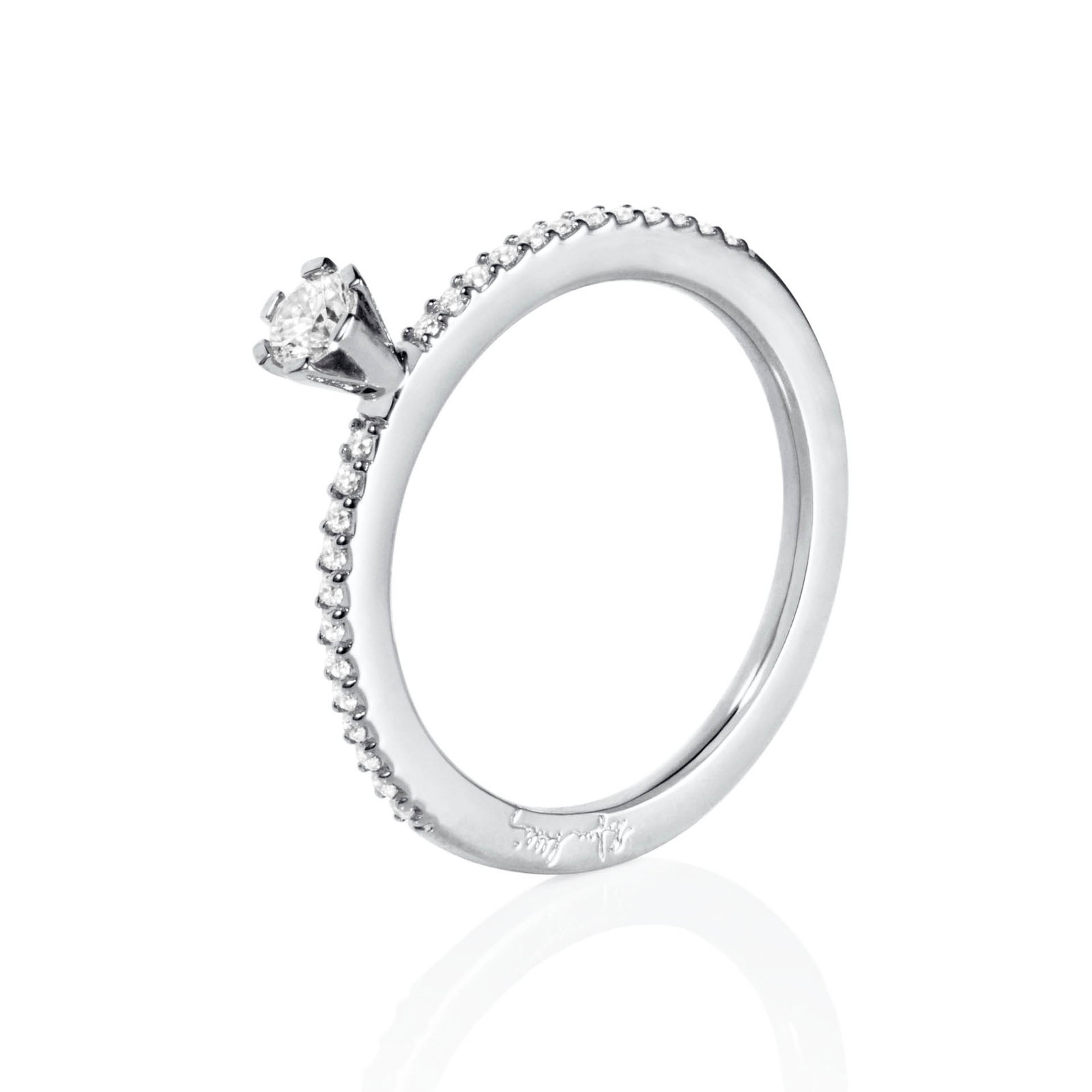 Efva Attling High On Love & Stars Ring 0.19 ct 20.75 - VITGULD