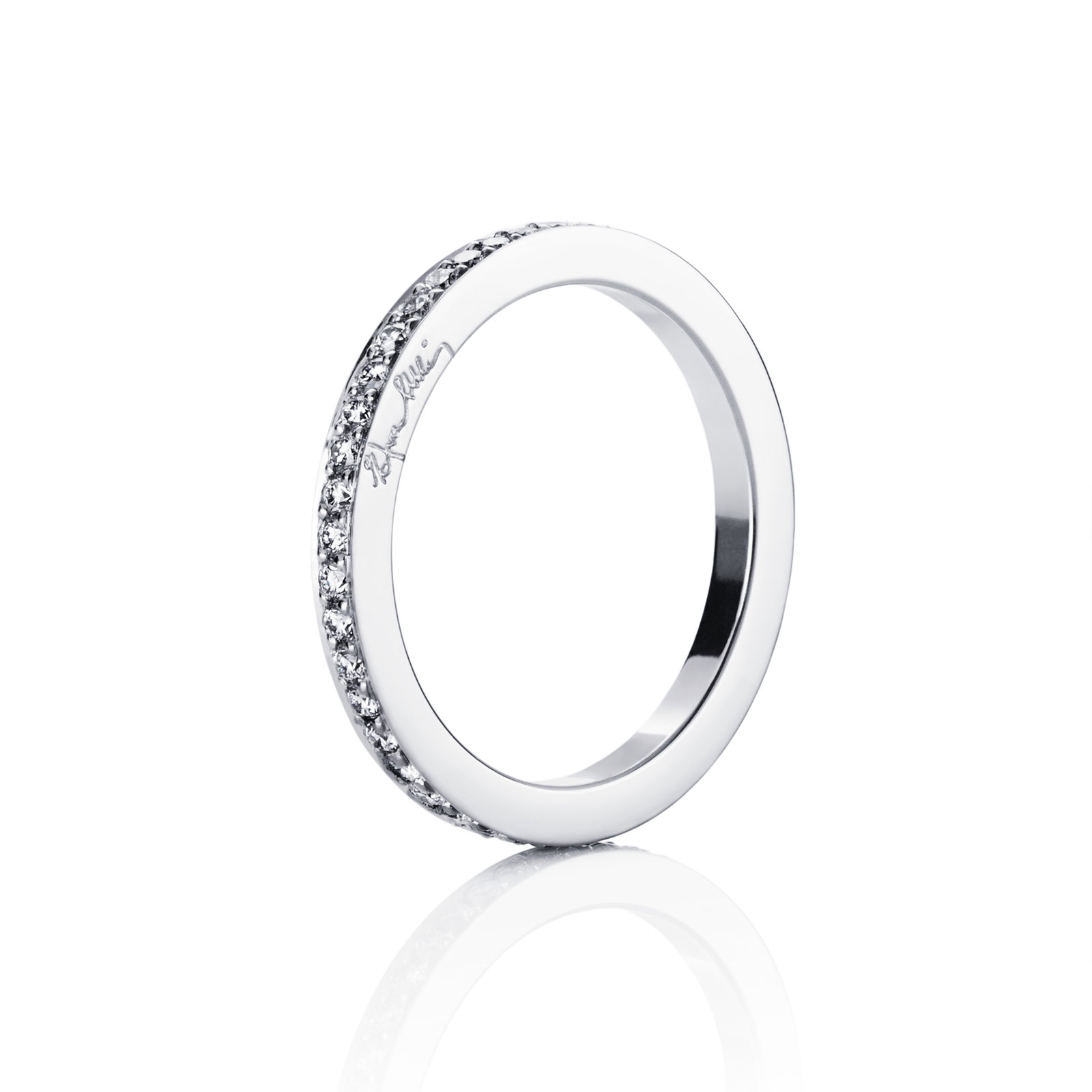 Efva Attling Stars & Signature Thin Ring 15.75 - PLATINA