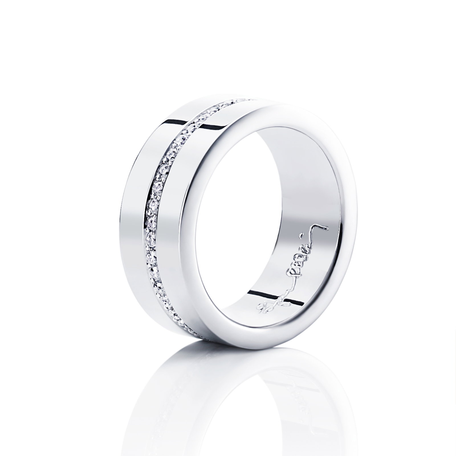 Efva Attling Wide & Stars Ring 18.75 - PLATINA