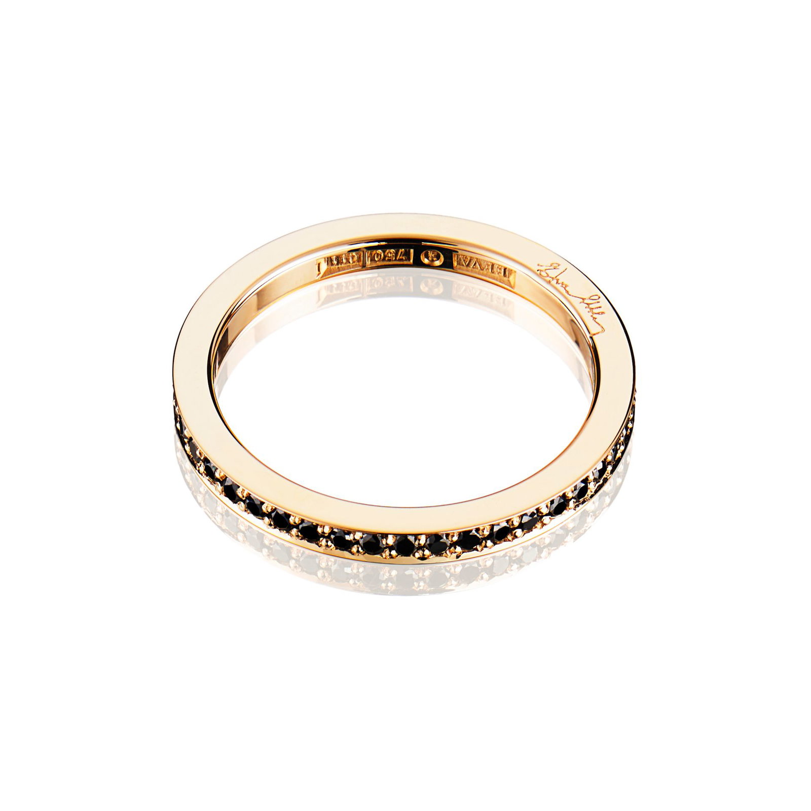 Signature & Black Stars Thin Ring bild 3