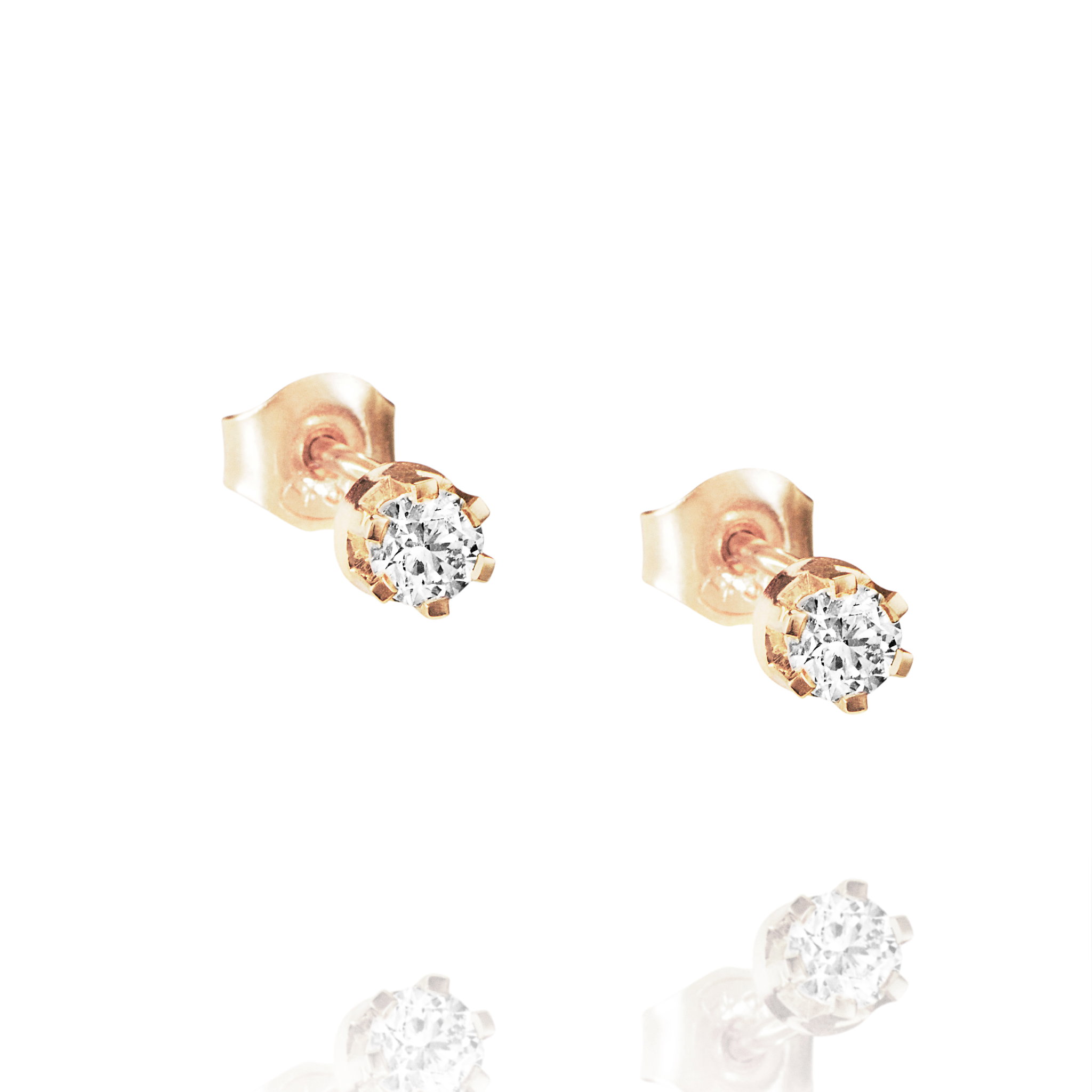 Crown & Stars Ear 0.38 ct ONE SIZE GULD