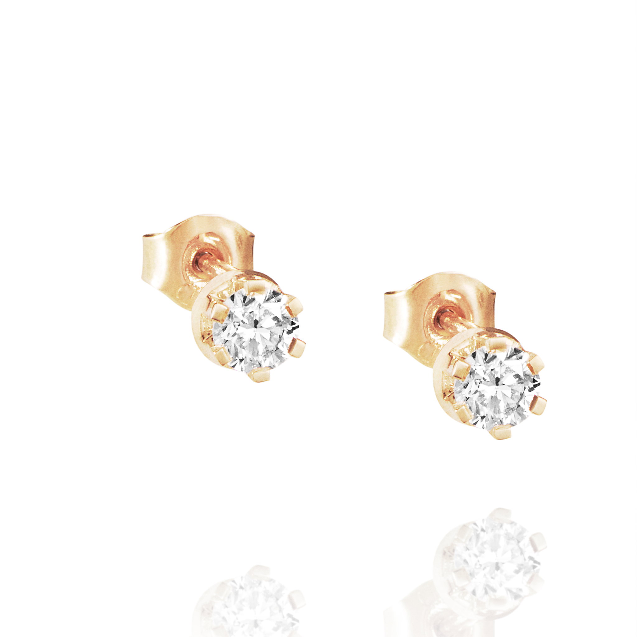 Crown & Stars Ear 0.60 ct ONE SIZE GULD