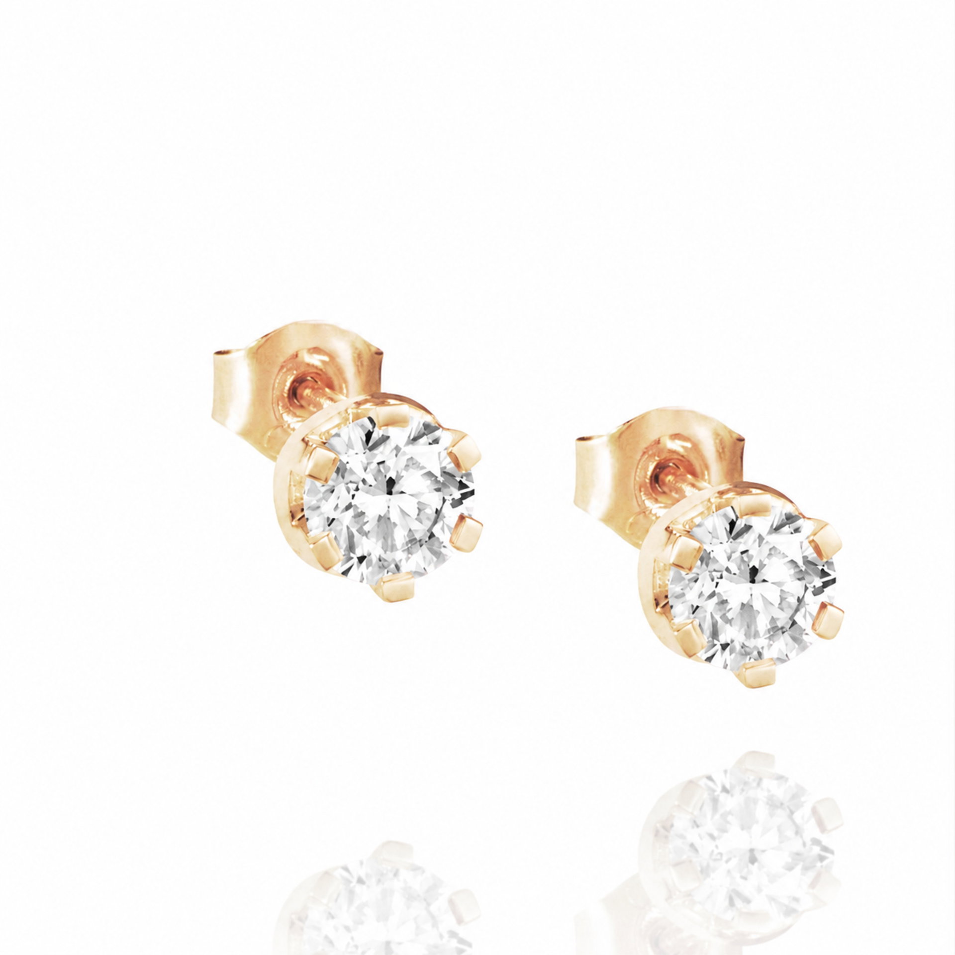 Crown & Stars Ear 2.0 ct ONE SIZE GULD