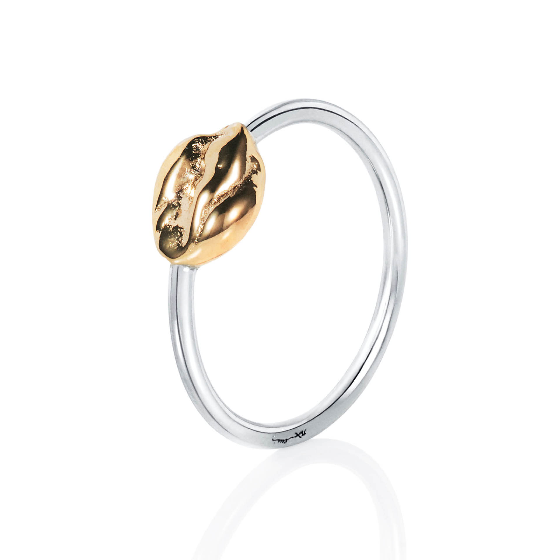 Efva Attling Nugget Ring 18.50 - SILVER & GULDPLÄTERAT SILVER