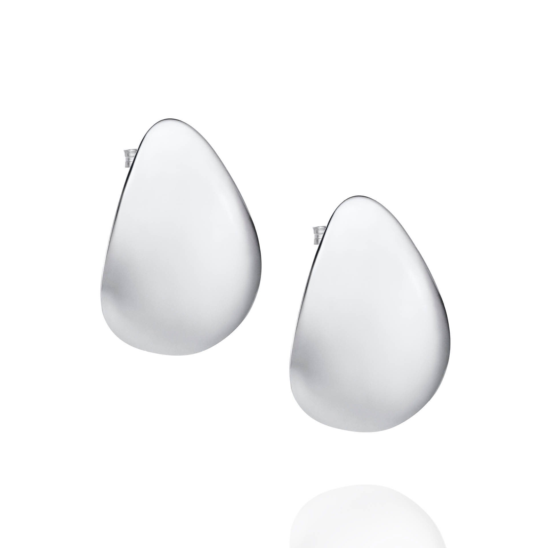 Rose Petal Ear ONE SIZE SILVER