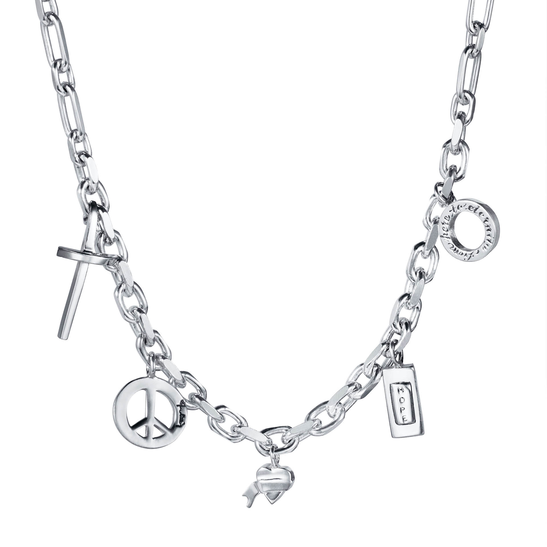 Efva Attling Singles Necklace 50 CM - SILVER