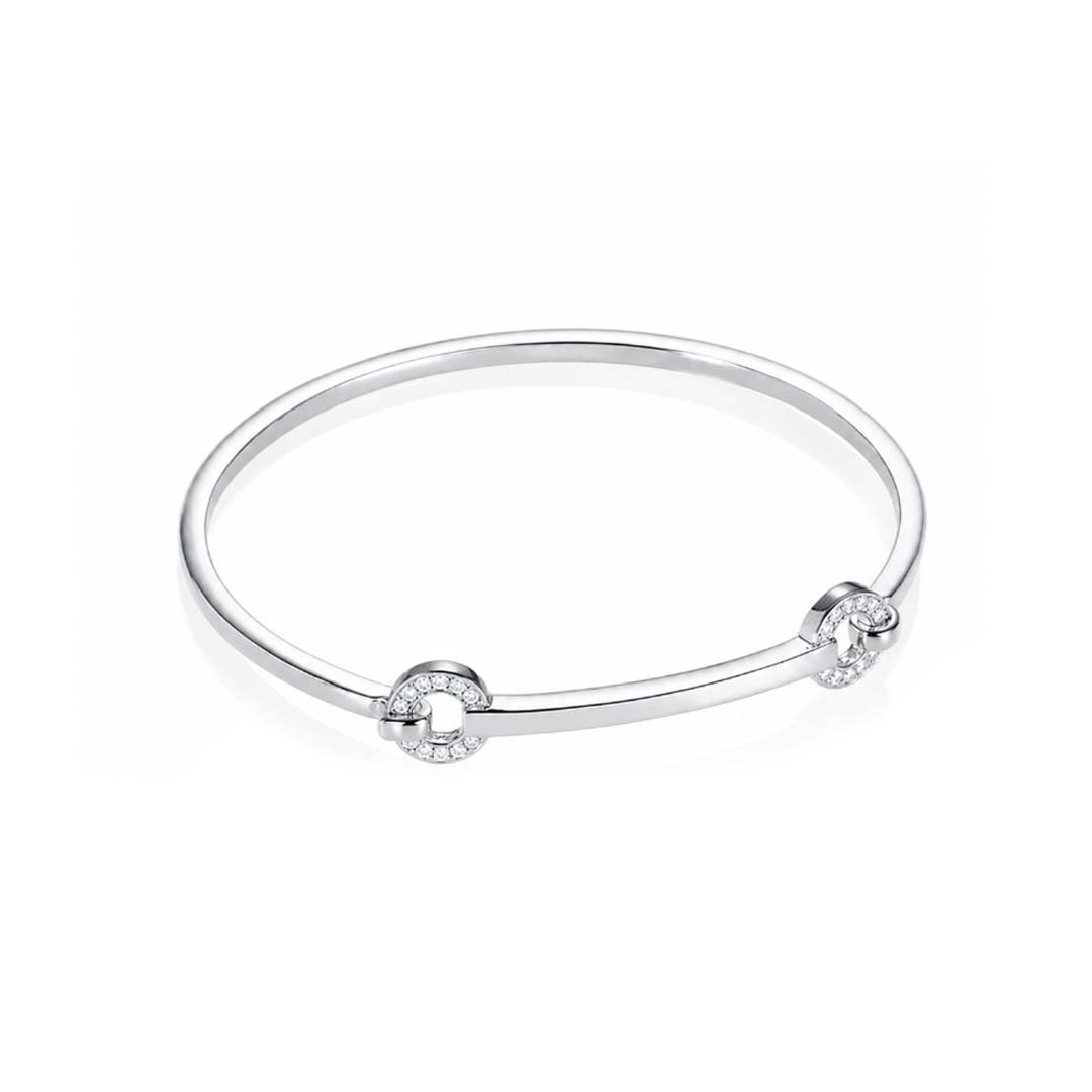 Efva Attling Bianca & Stars Cuff S - SILVER