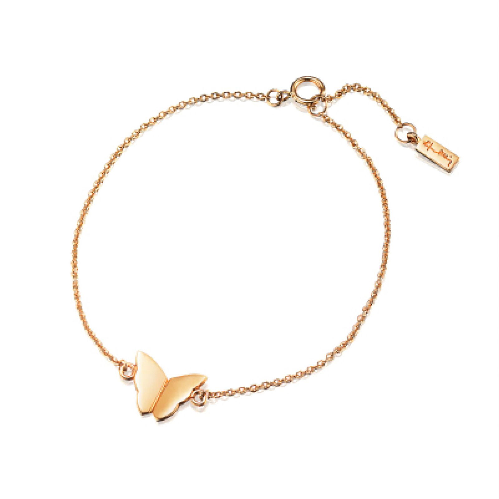 Alternativ bild 0 för Little Miss Butterfly Armband Guld 15-19 cm
