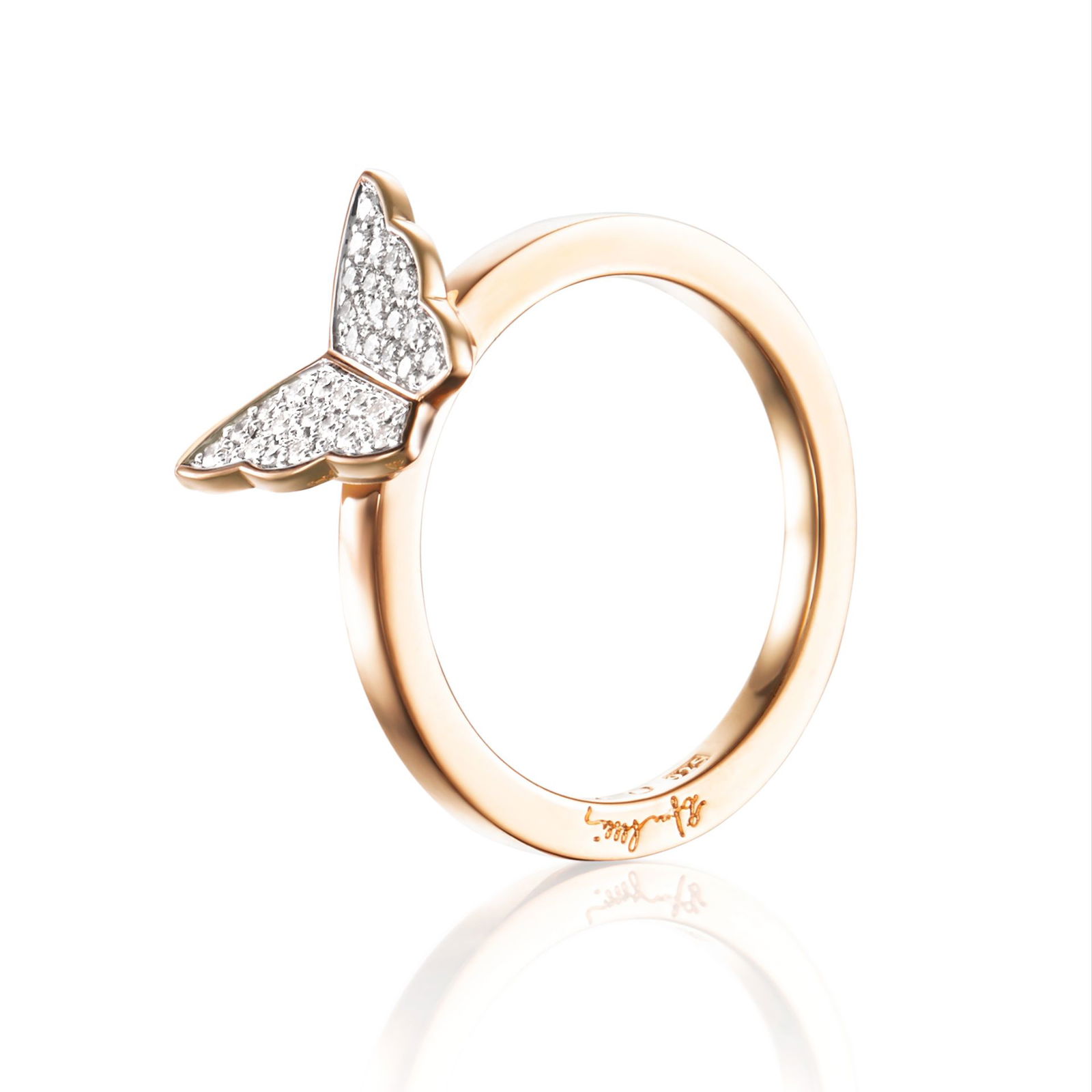 Alternativ bild 0 för Little Miss Butterfly & Stars Ring Guld 15.00 mm