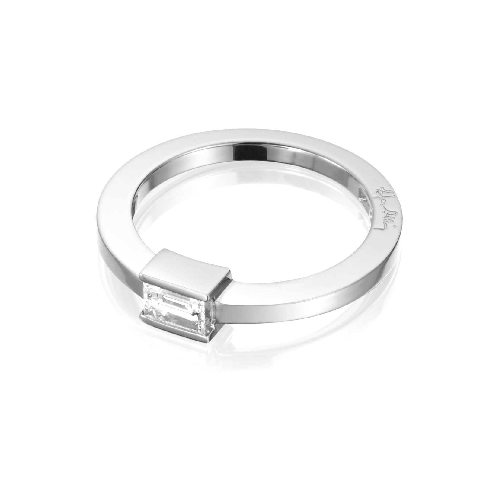 Deco Wedding Ring 0.36 ct bild 5