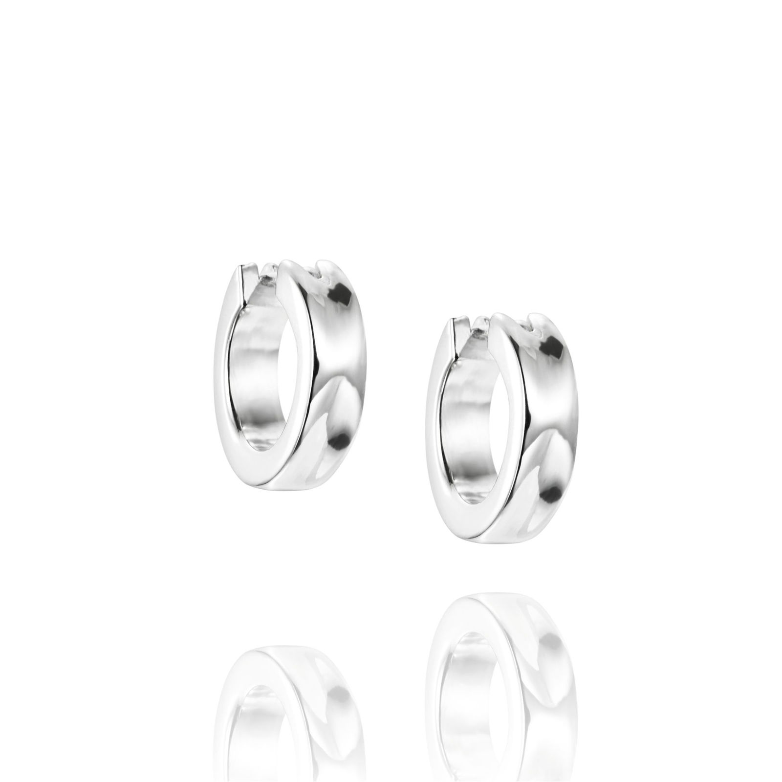 Alternativ bild 0 för Little Moonwalk Hoops Örhänge Silver