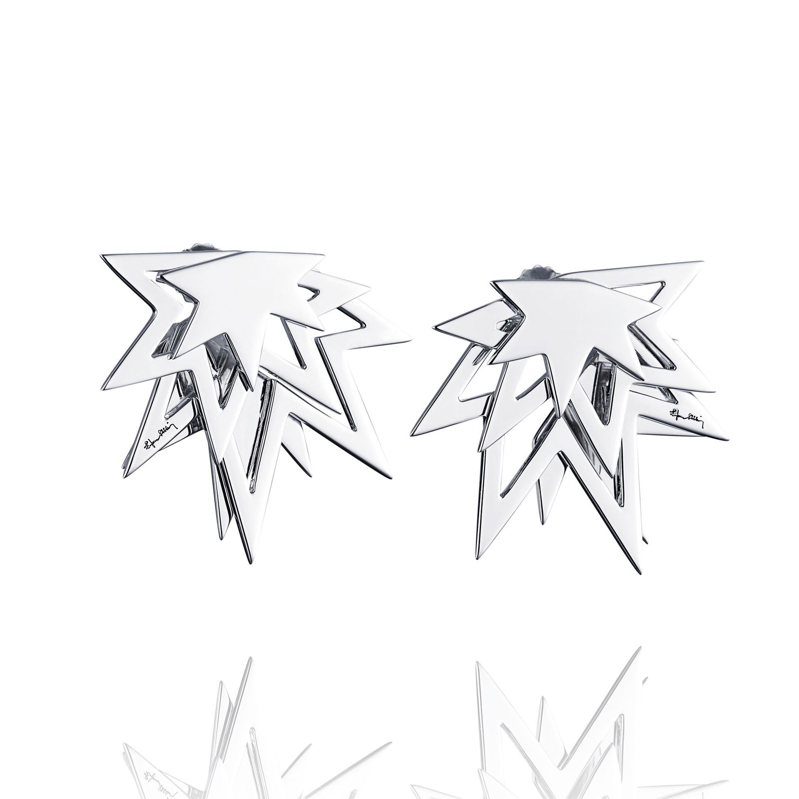 Alternativ bild 0 för Ziggy Örhänge Silver