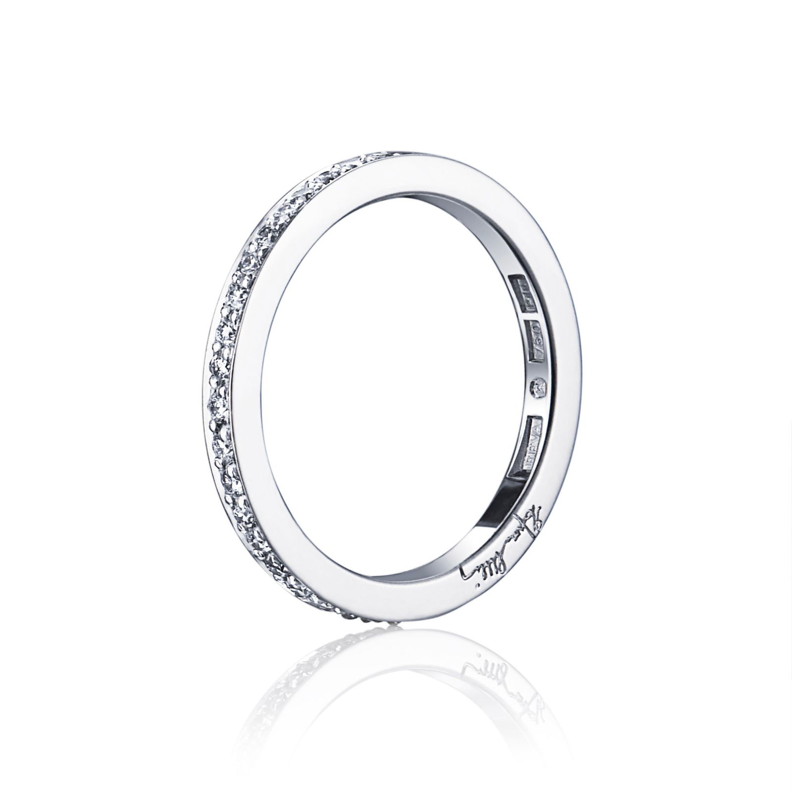 Efva Attling 21 Stars & Signature Thin Ring 20.25 - VITGULD