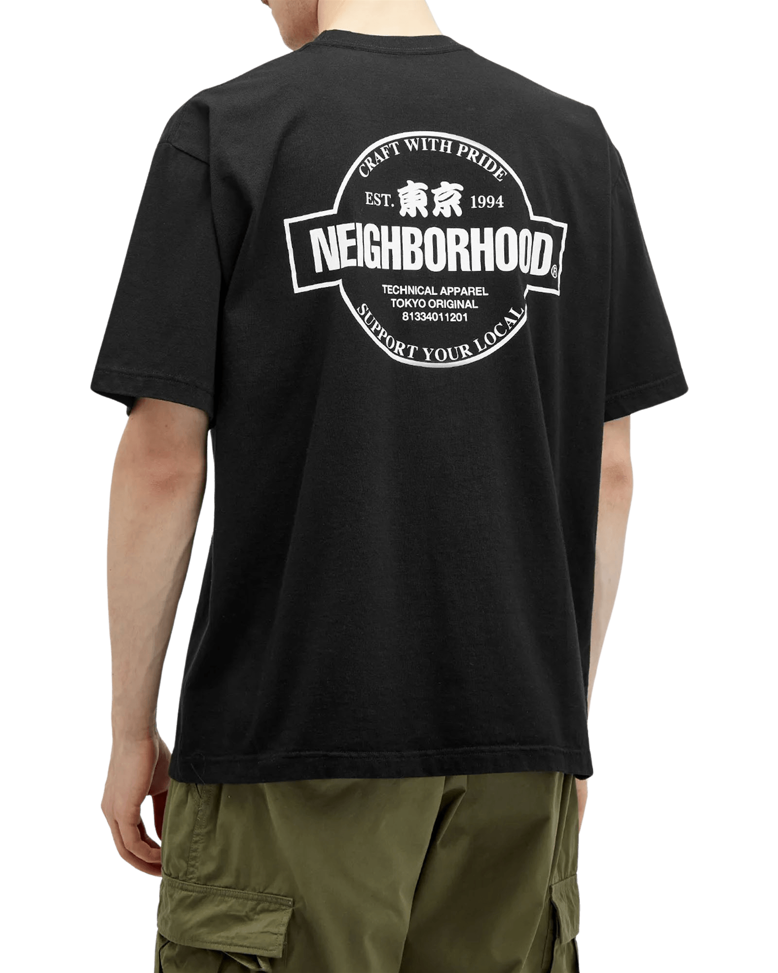 Neighborhood NH. Tee SS-4 Black - T-Shirts | YME Universe