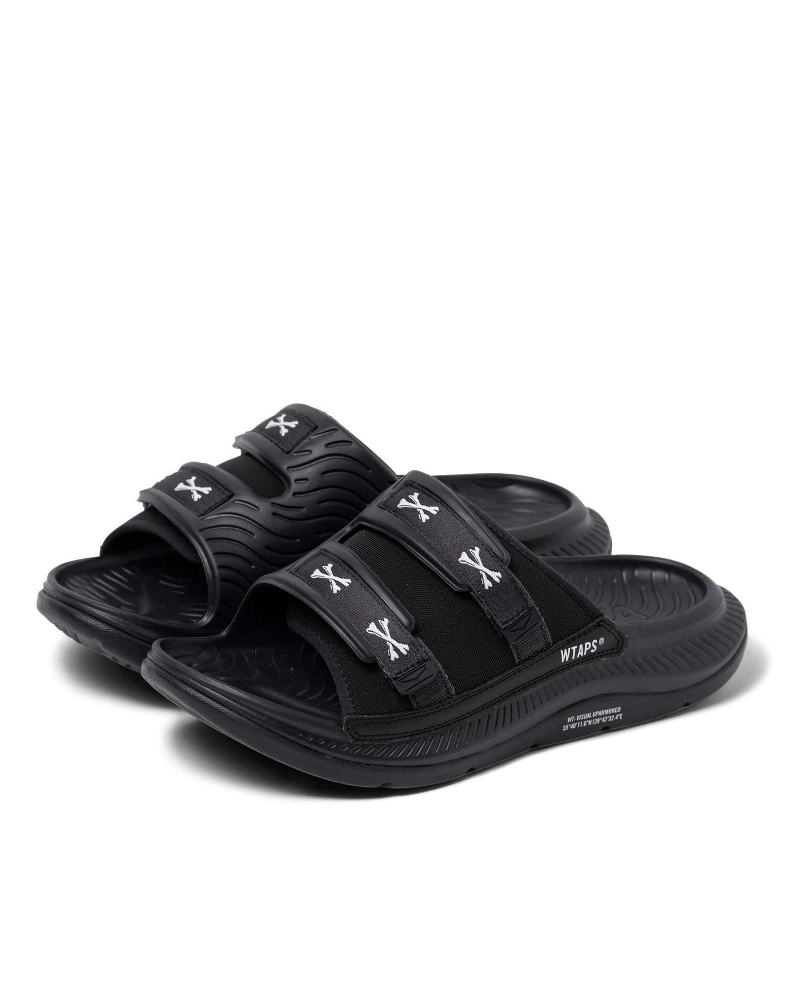 object Object] Ora Luxe x WTAPS Jet Black / White - Sandales
