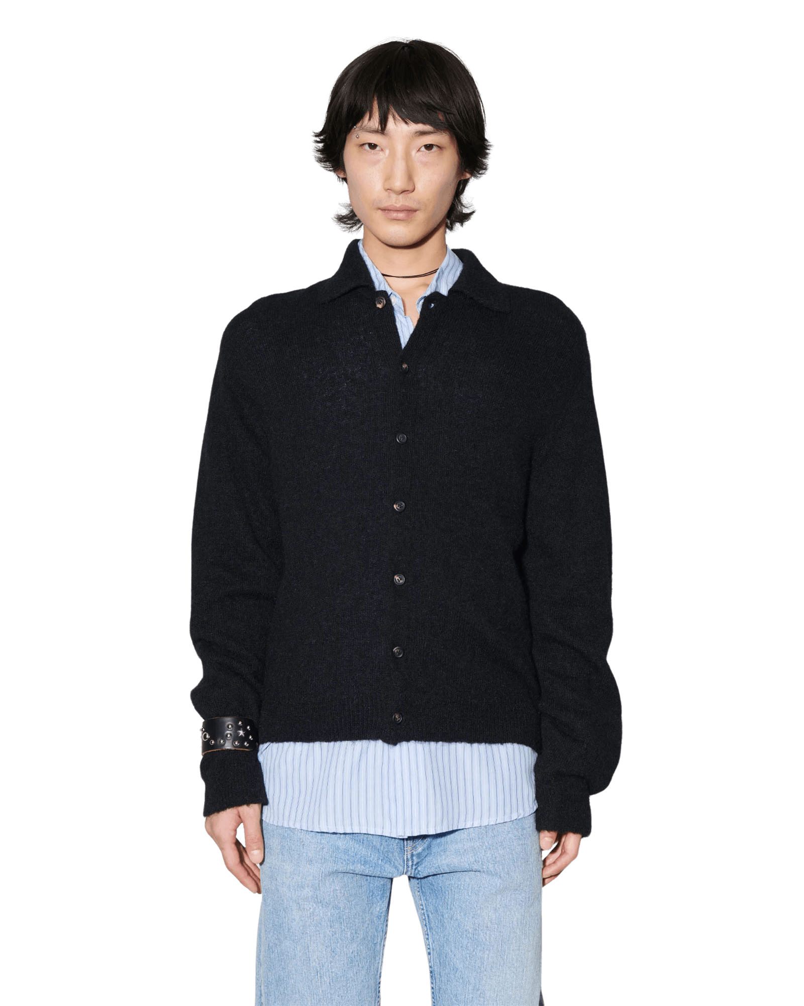OUR LEGACY Evening polo grey 2024 SS