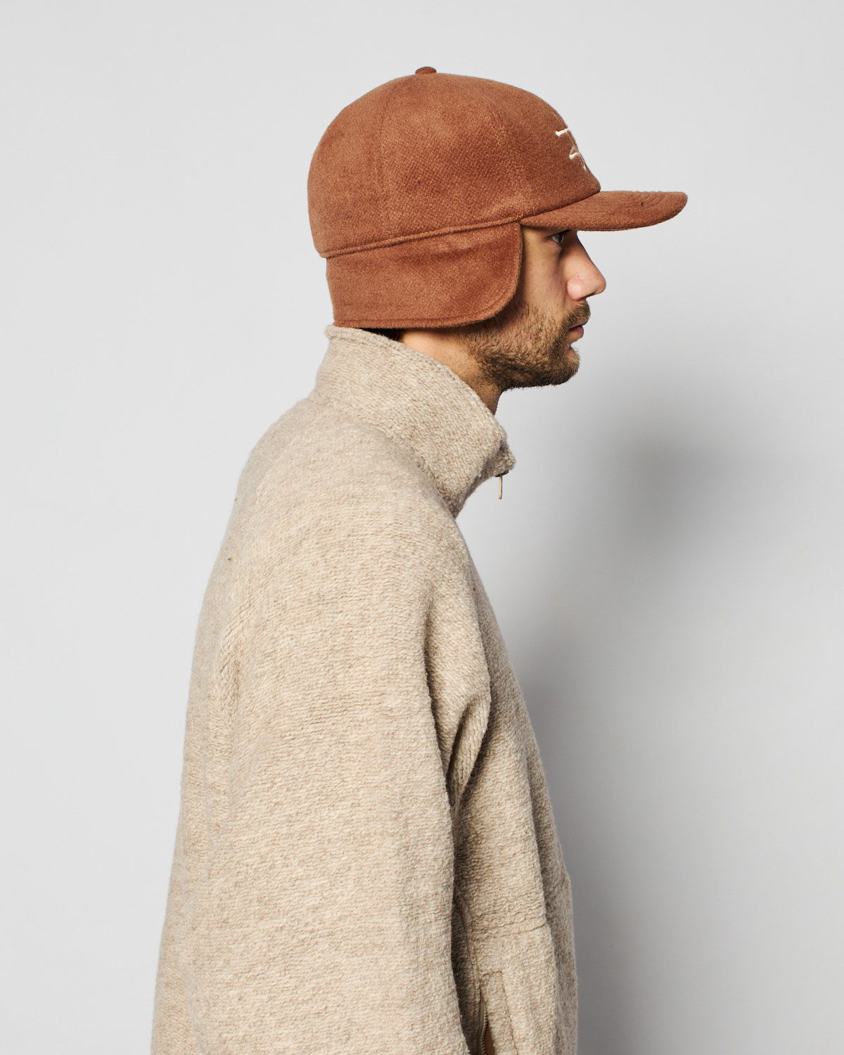 Ear Flap Wool Cap in navy – Stüssy